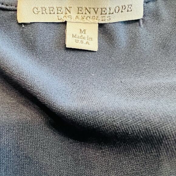 Green Envelope Women’s V Neck Sleeveless Shell Blue/Gray Size M (A0131) - Picture 4 of 5